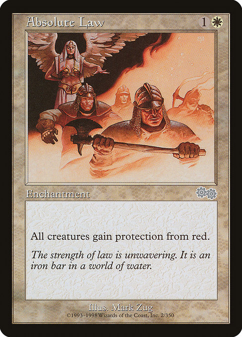Absolute Law (Premodern, Urza's Saga)