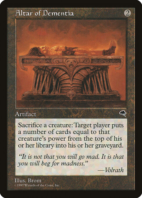 Altar of Dementia (Premodern, Tempest)