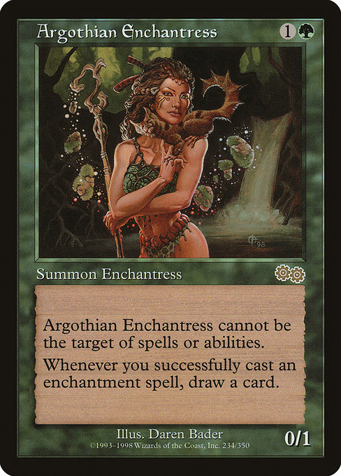 Argothian Enchantress (Premodern, Urza's Saga)