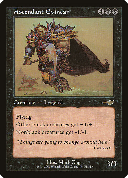 Ascendant Evincar (Premodern, Nemesis)