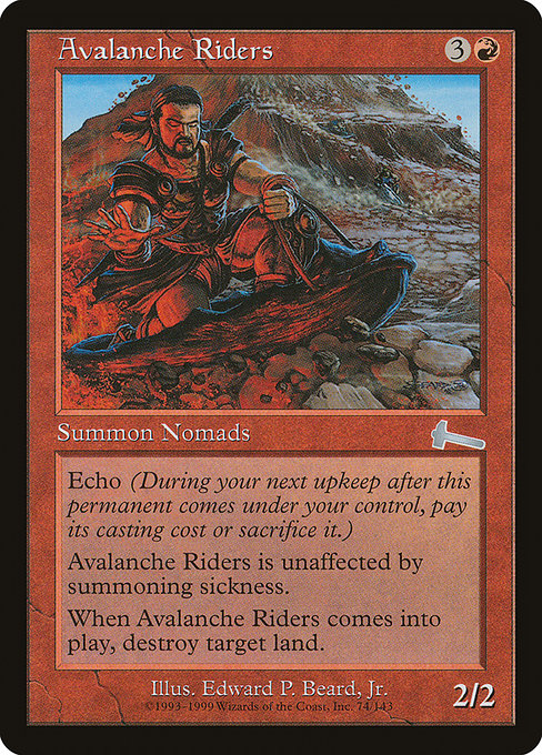 Avalanche Riders (Premodern, Urza's Legacy)