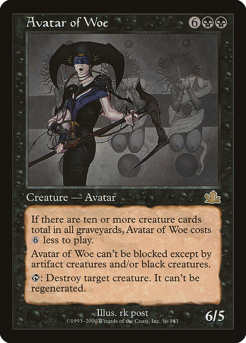 Avatar of Woe (Premodern, Prophecy)