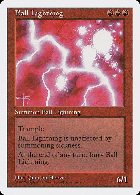 Ball Lightning (Premodern, Fifth Edition)