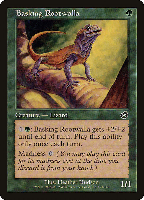 Basking Rootwalla (Premodern, Torment)