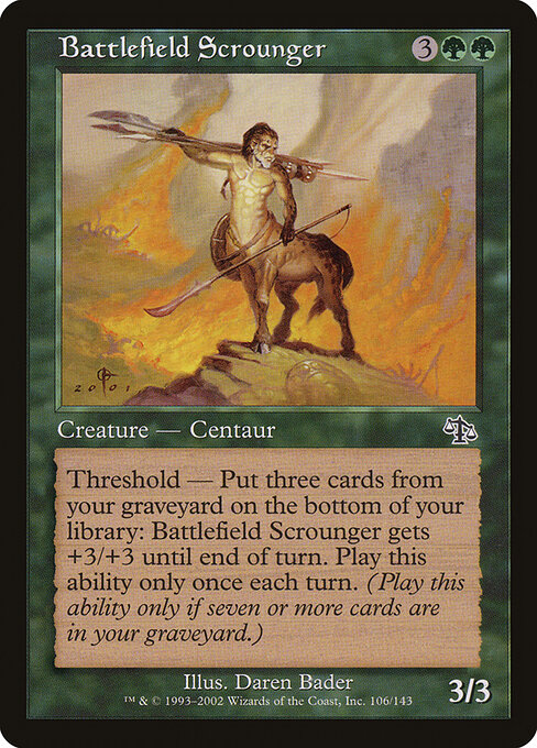 Battlefield Scrounger (Premodern, Judgment)