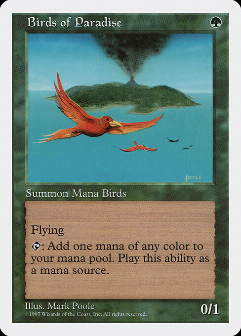 Birds of Paradise (Premodern, Fifth Edition)