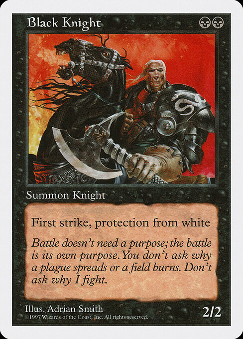 Black Knight (Premodern, Fifth Edition)
