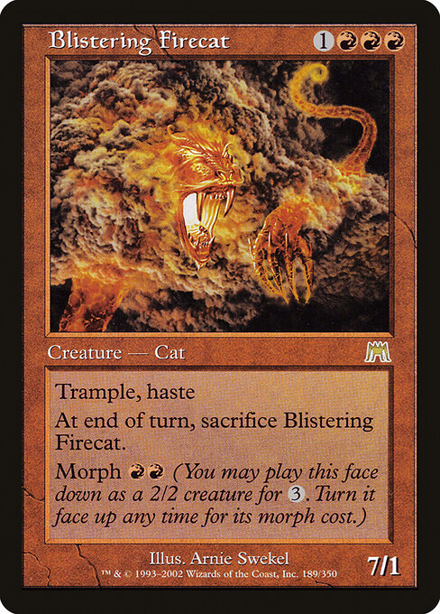 Blistering Firecat (Premodern, Onslaught)