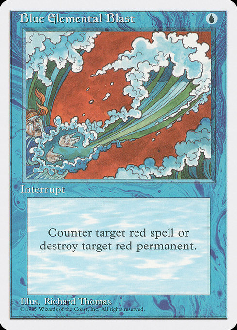 Blue Elemental Blast (Premodern, Fourth Edition)