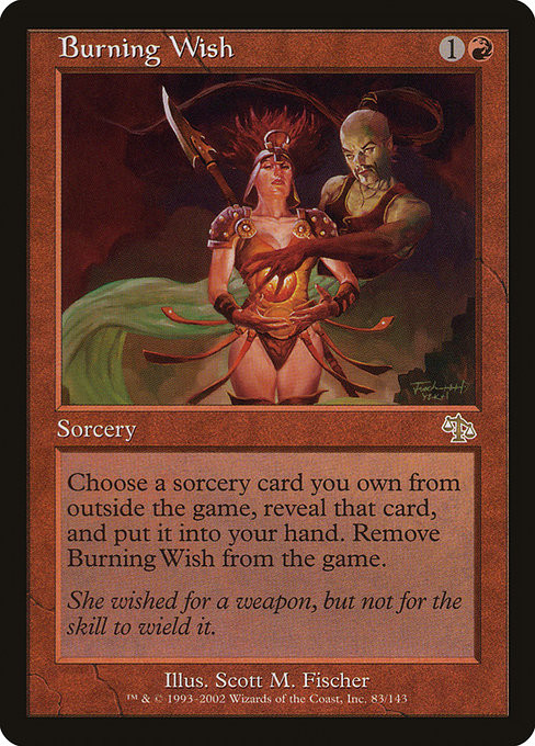 Burning Wish (Premodern, Judgment)