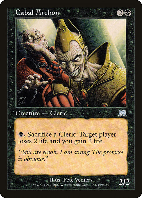 Cabal Archon (Premodern, Onslaught)