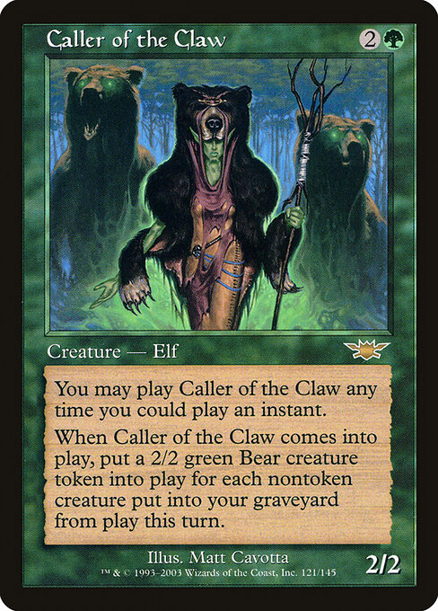 Caller of the Claw (Premodern, Legions)