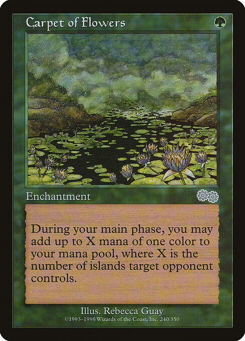 Carpet of Flowers (Premodern, Urza's Saga)