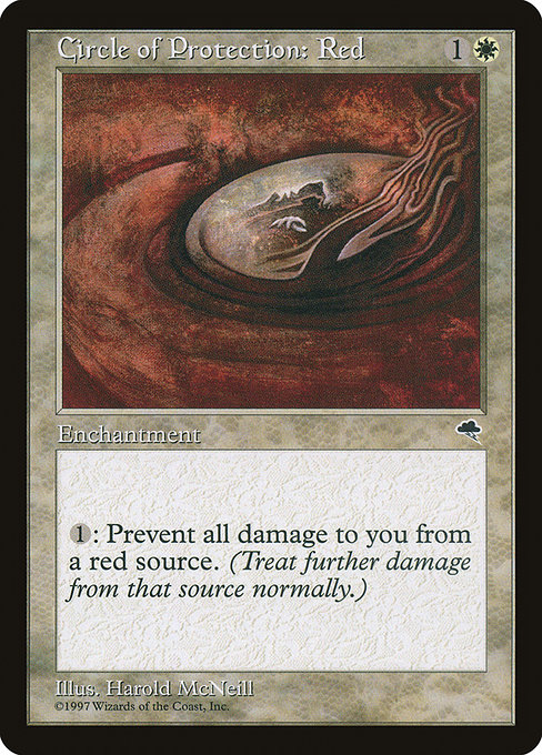 Circle of Protection: Red (Premodern, Tempest)