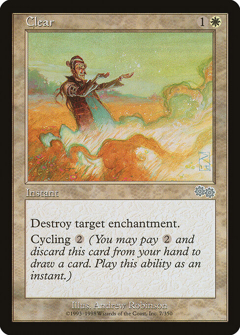 Clear (Premodern, Urza's Saga)