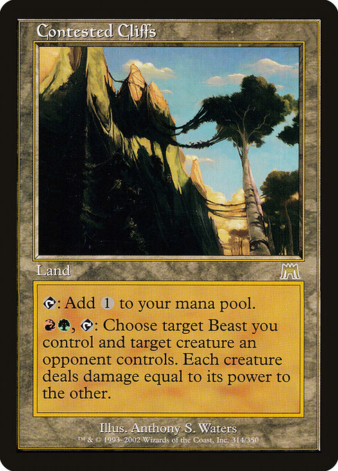 Contested Cliffs (Premodern, Onslaught)