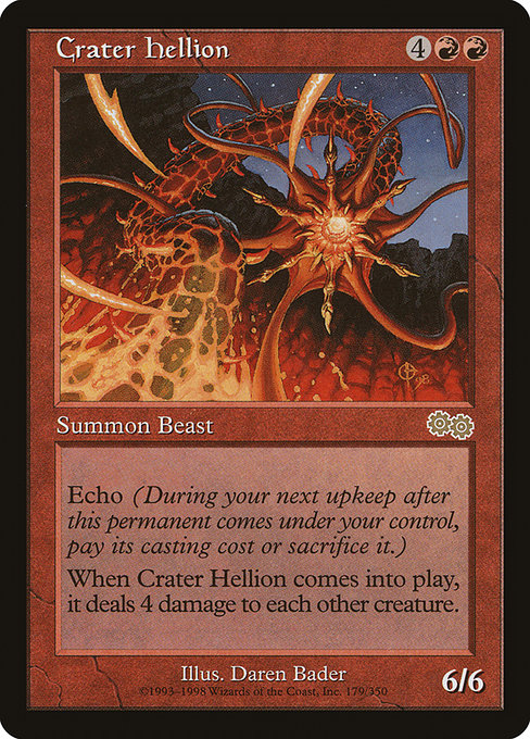 Crater Hellion (Premodern, Urza's Saga)