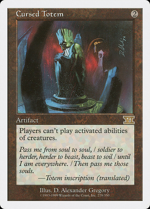 Cursed Totem (Premodern, Sixth Edition)