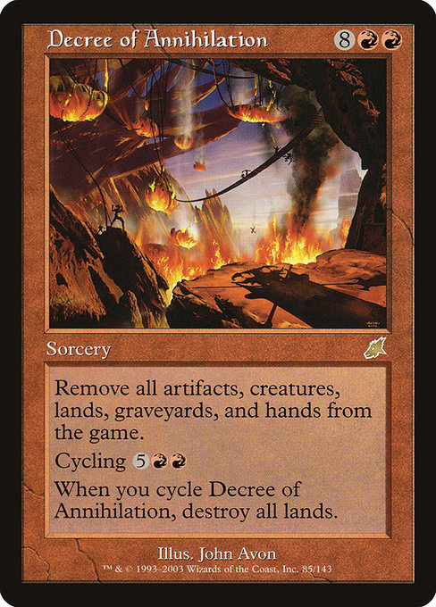 Decree of Annihilation (Premodern, Scourge)