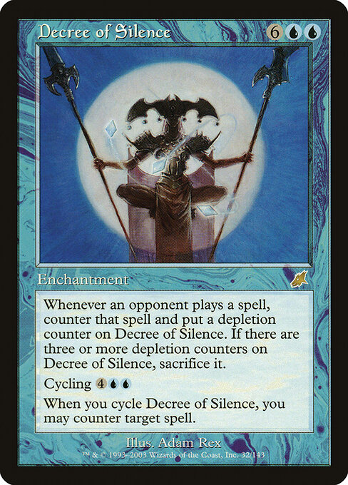 Decree of Silence (Premodern, Scourge)