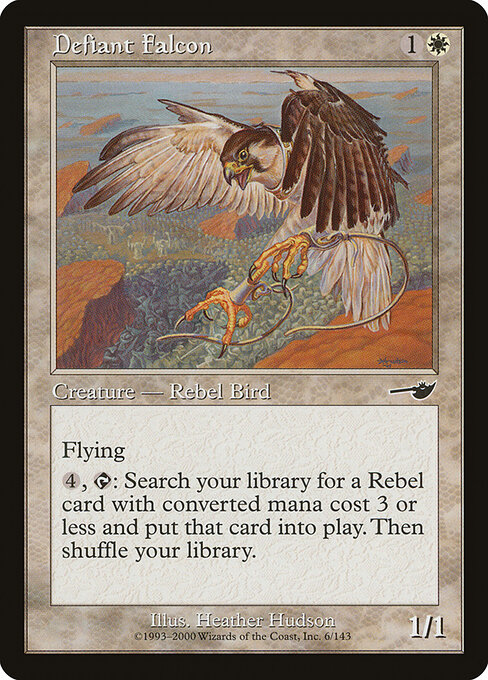 Defiant Falcon (Premodern, Nemesis)