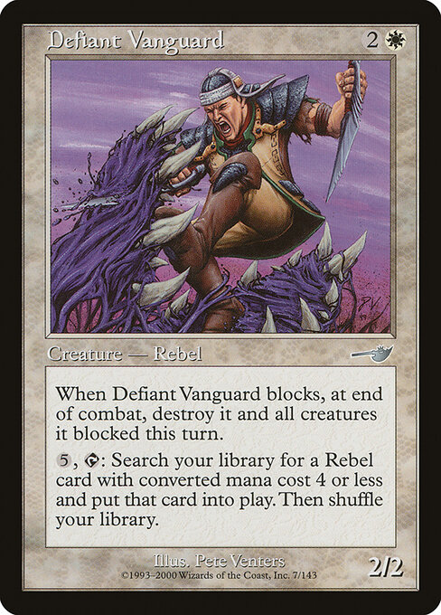 Defiant Vanguard (Premodern, Nemesis)