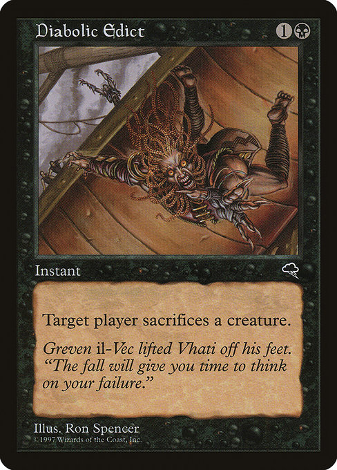 Diabolic Edict (Premodern, Tempest)