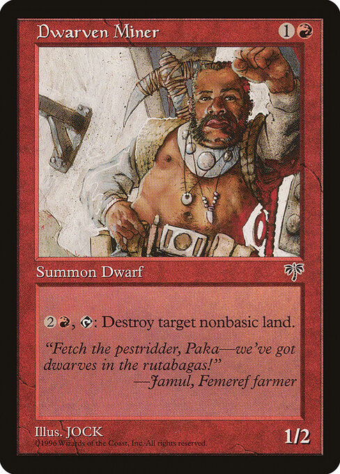 Dwarven Miner (Premodern, Mirage)