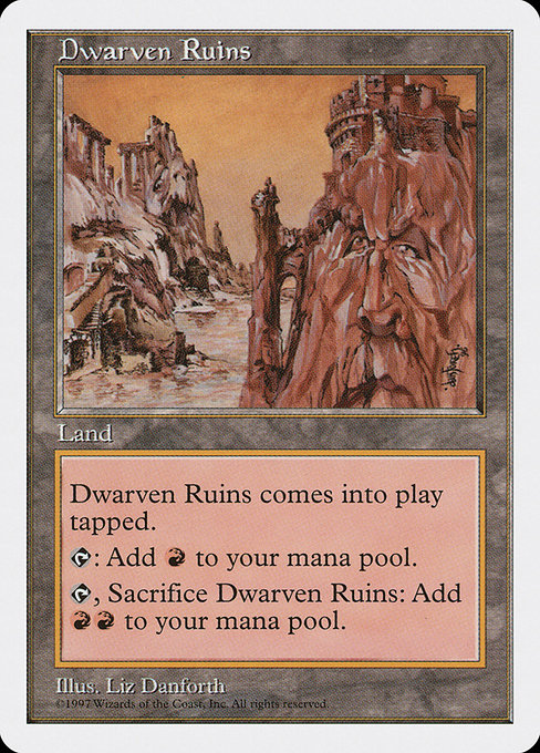 Dwarven Ruins (Premodern, Fifth Edition)