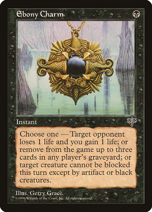 Ebony Charm (Premodern, Mirage)