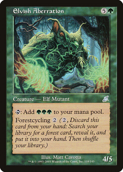 Elvish Aberration (Premodern, Scourge)