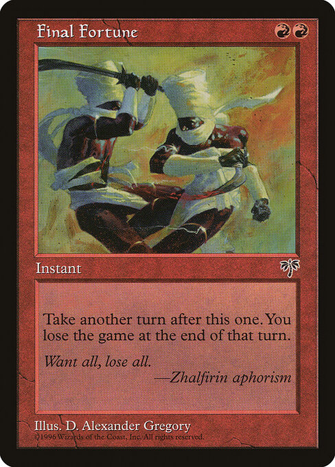 Final Fortune (Premodern, Mirage)