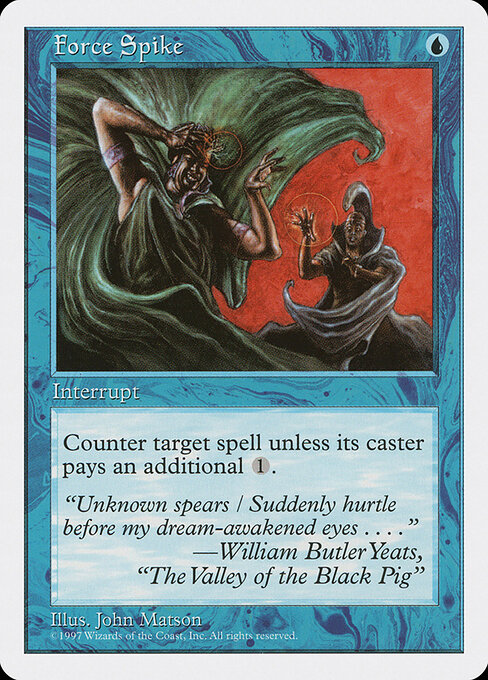 Force Spike (Premodern, Fifth Edition)