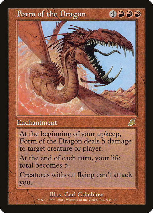 Form of the Dragon (Premodern, Scourge)