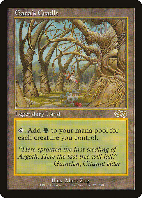 Gaea's Cradle (Premodern, Urza's Saga)