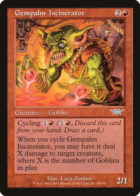 Gempalm Incinerator (Premodern, Legions)