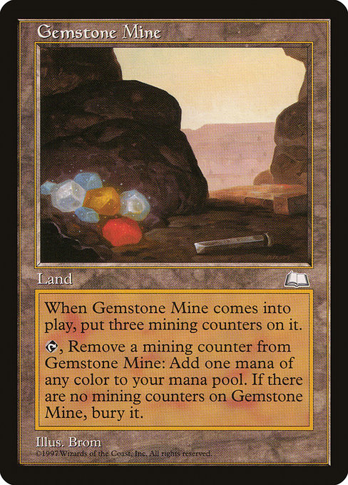 Gemstone Mine (Premodern, Weatherlight)