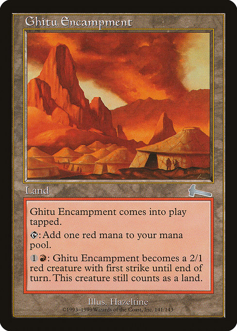 Ghitu Encampment (Premodern, Urza's Legacy)