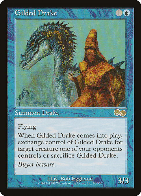Gilded Drake (Premodern, Urza's Saga)