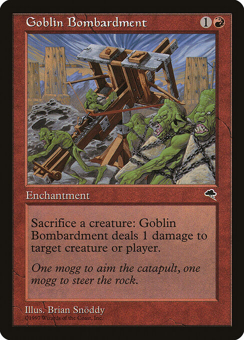 Goblin Bombardment (Premodern, Tempest)