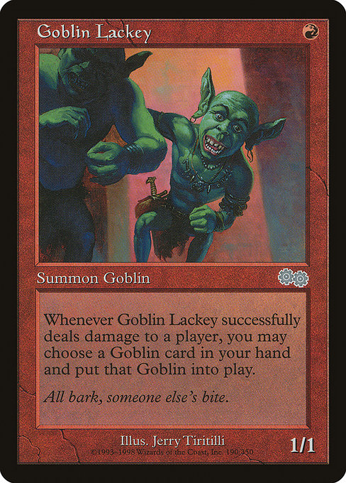 Goblin Lackey (Premodern, Urza's Saga)
