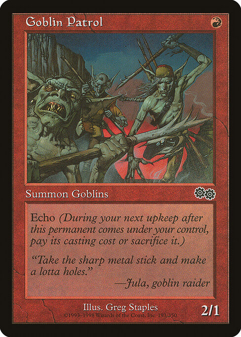 Goblin Patrol (Premodern, Urza's Saga)