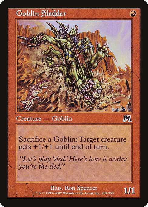 Goblin Sledder (Premodern, Onslaught)