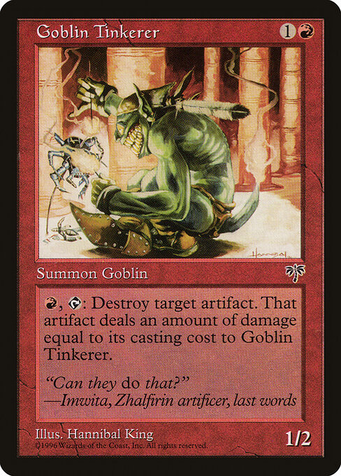 Goblin Tinkerer (Premodern, Mirage)