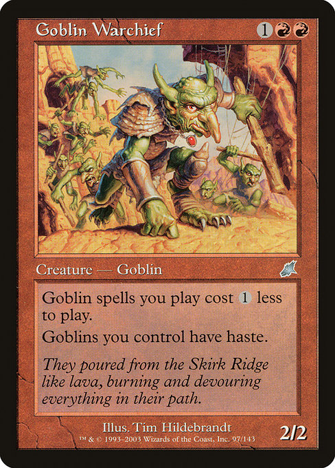 Goblin Warchief (Premodern, Scourge)
