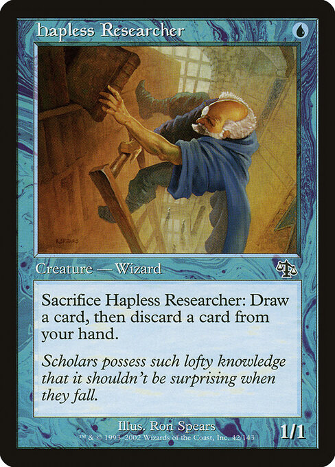 Hapless Researcher (Premodern, Judgment)