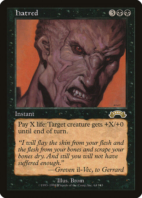 Hatred (Premodern, Exodus)