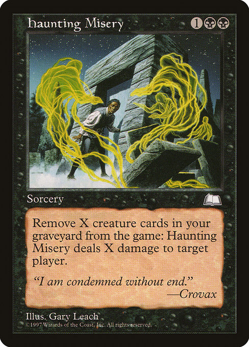 Haunting Misery (Premodern, Weatherlight)