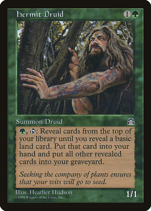 Hermit Druid (Premodern, Stronghold)