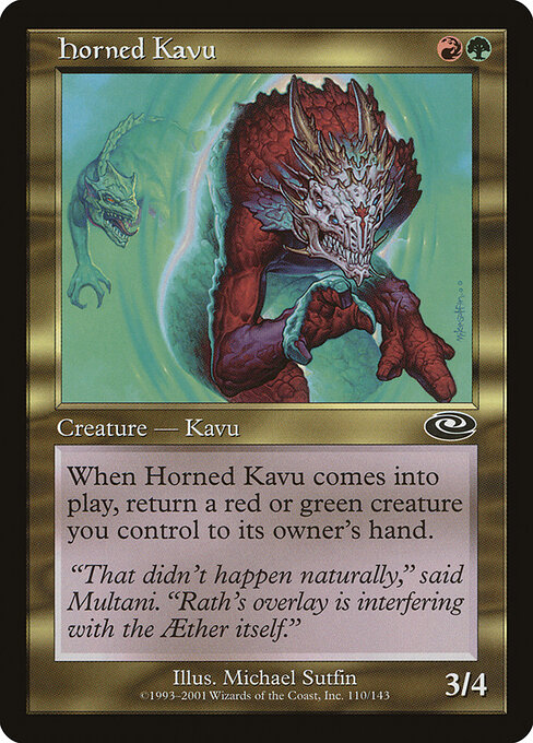 Horned Kavu (Premodern, Planeshift)